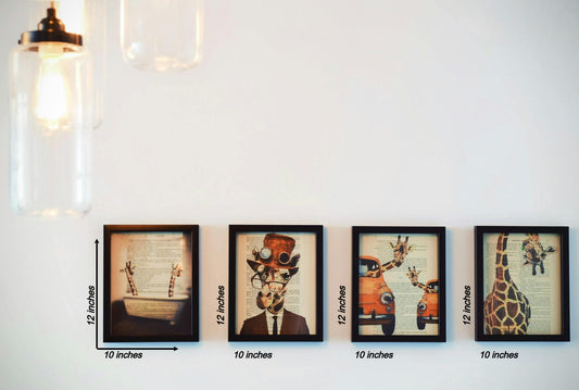 Set of 4 wall art frames - Anwar Decor