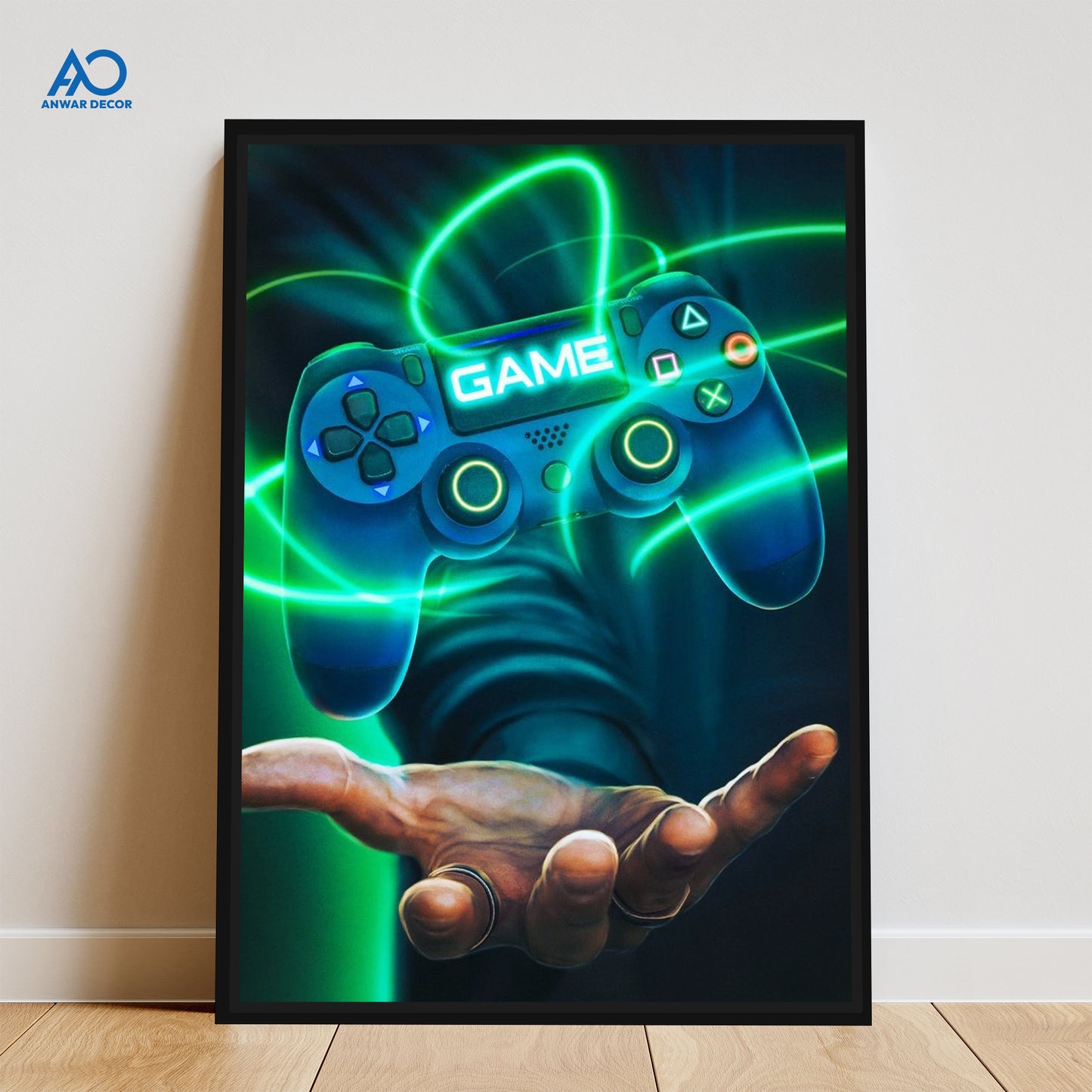 Gaming Controller Art | Gaming Wall Art - Anwar Decor