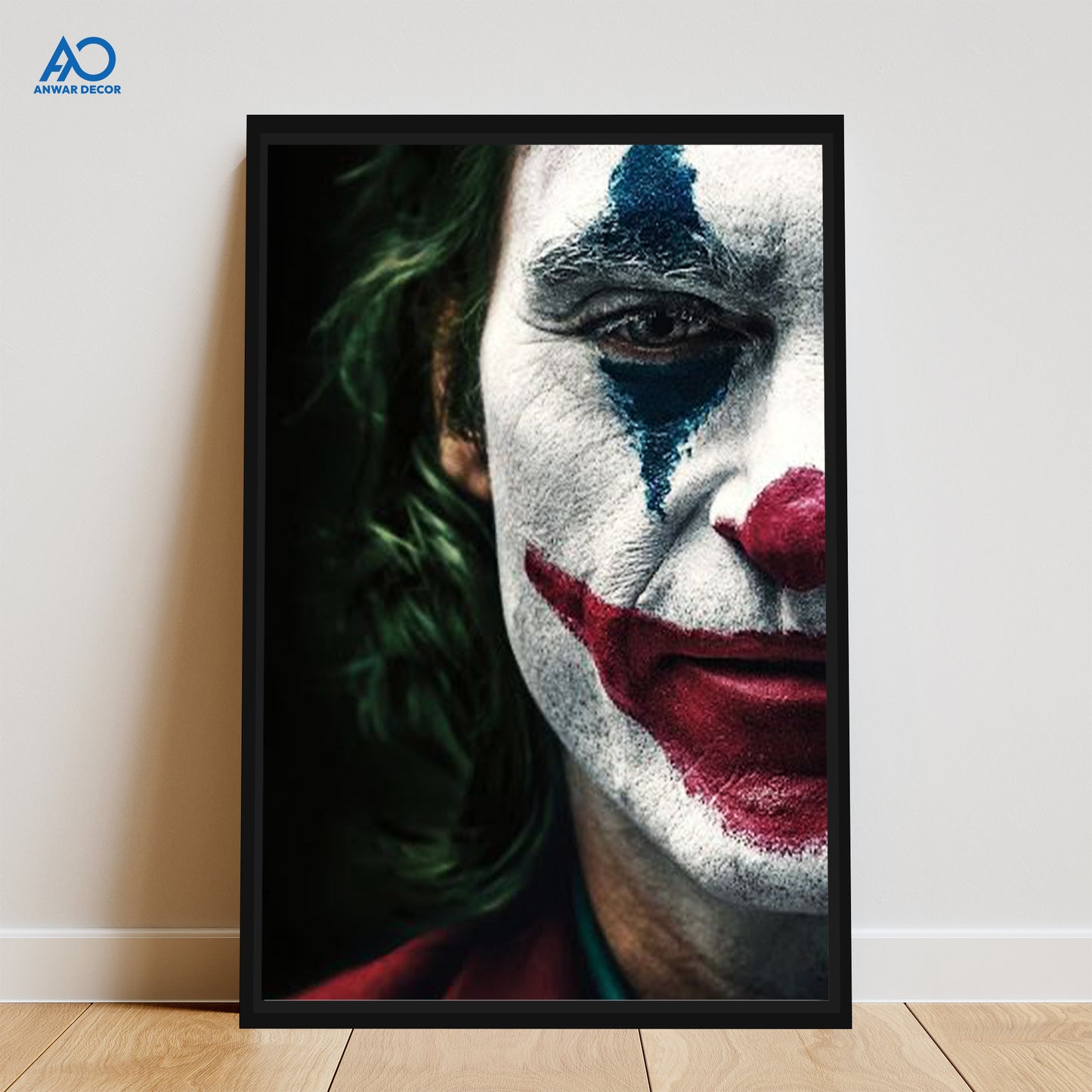 Joker Joaquin Phoenix Art | Movie Poster Wall Art - Anwar Decor