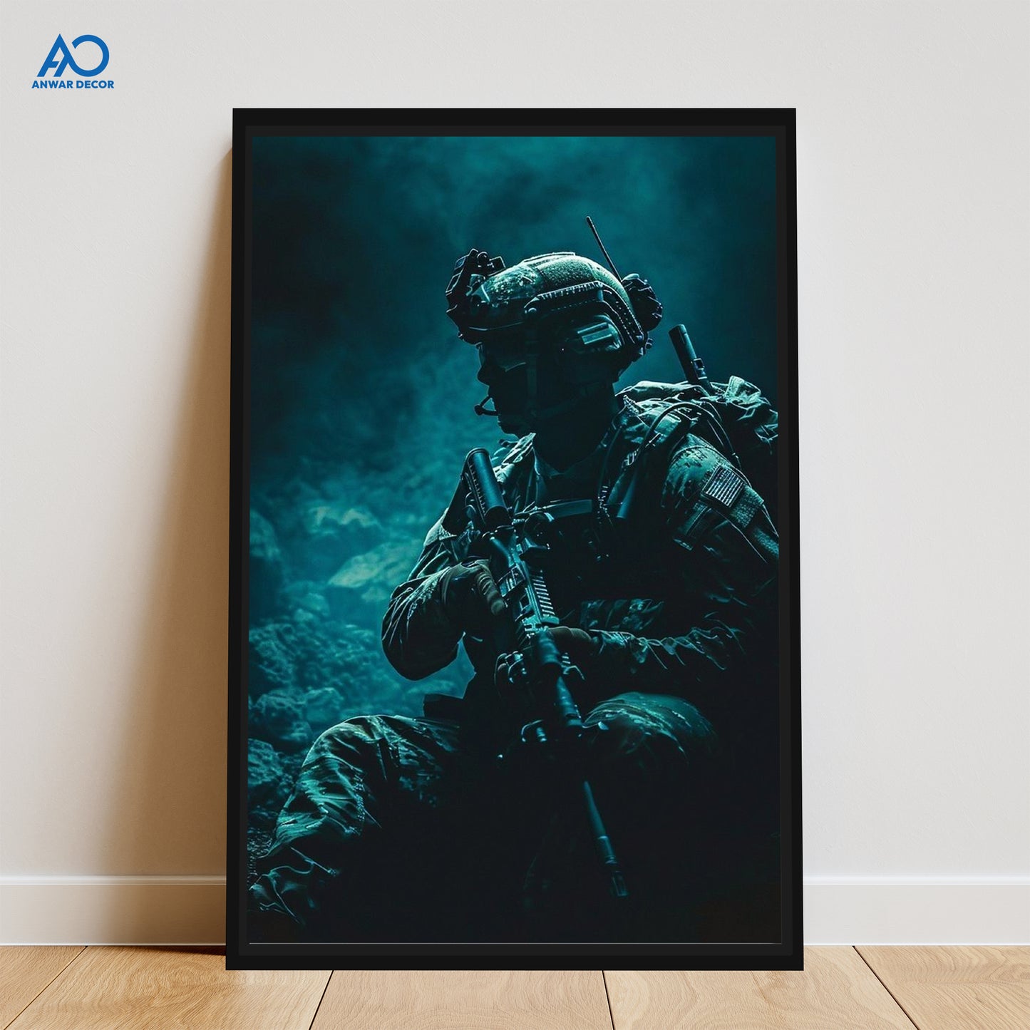 Soldier Tactical Art | Gaming Poster Wall Art - Anwar Decor
