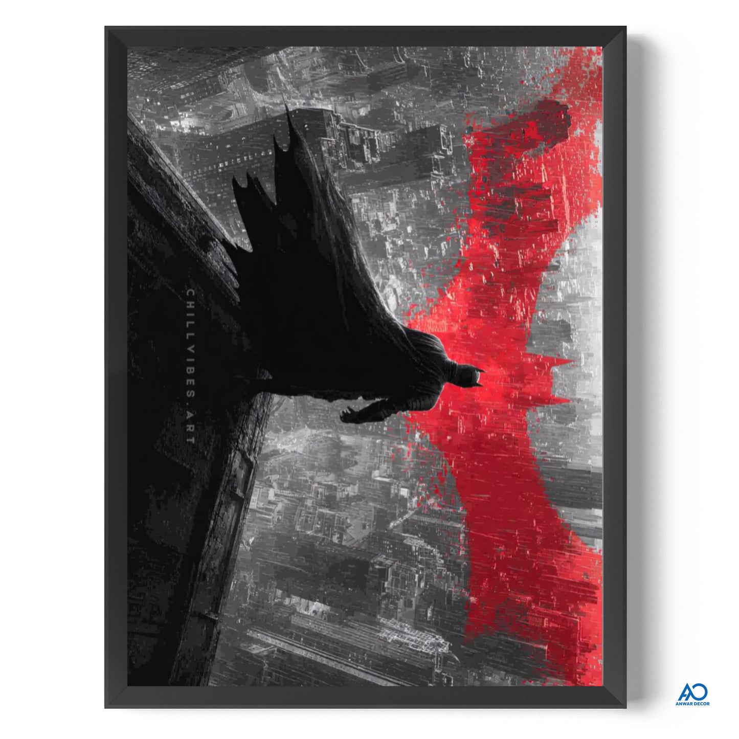 Dark Knight Batman Art| Movie Poster Wall Art