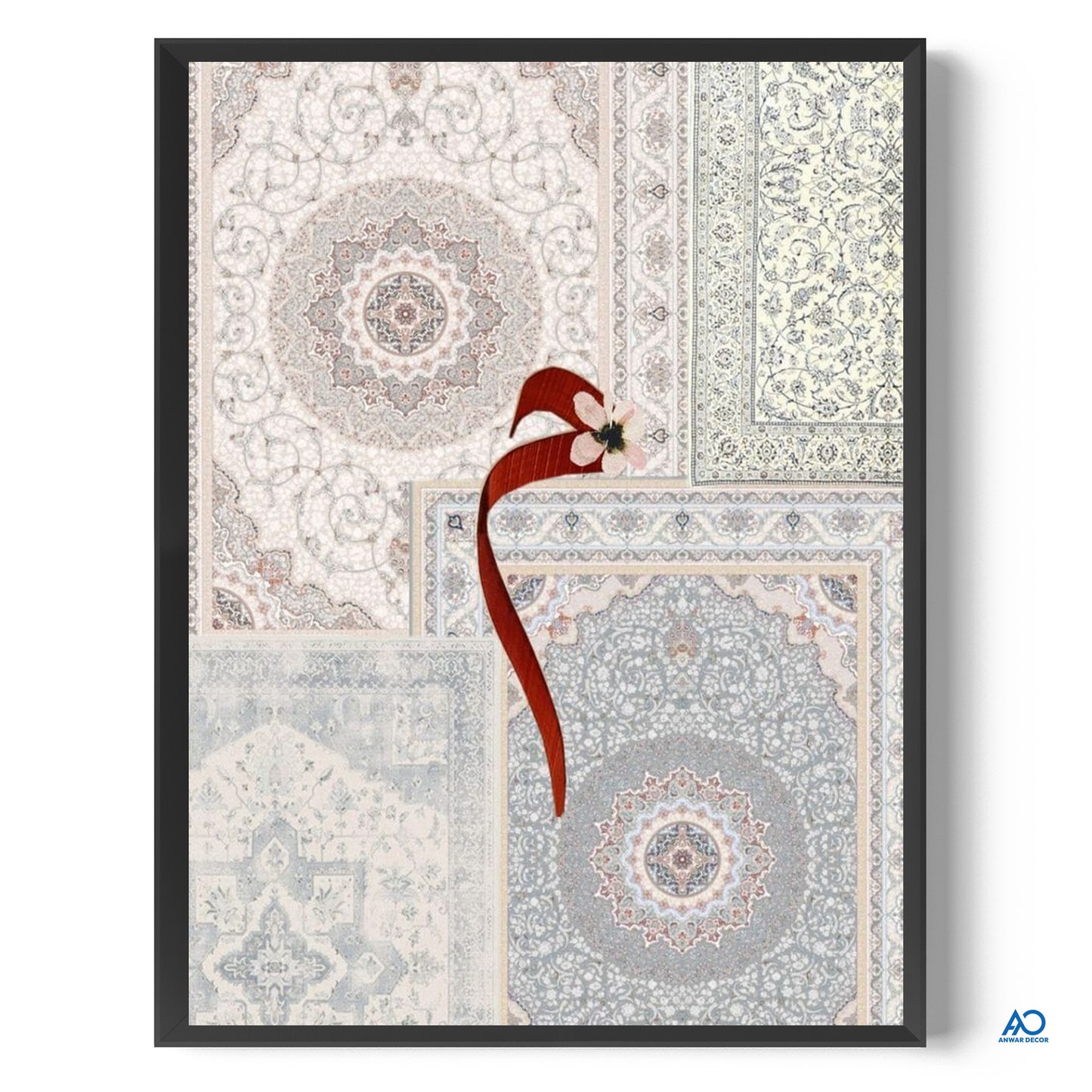 Meem Calligraphy| Urdu Wall Art - Anwar Decor