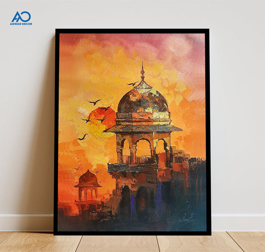 Sunset Architecture & Landscape | Nature & Landscape Wall Art - Anwar Decor