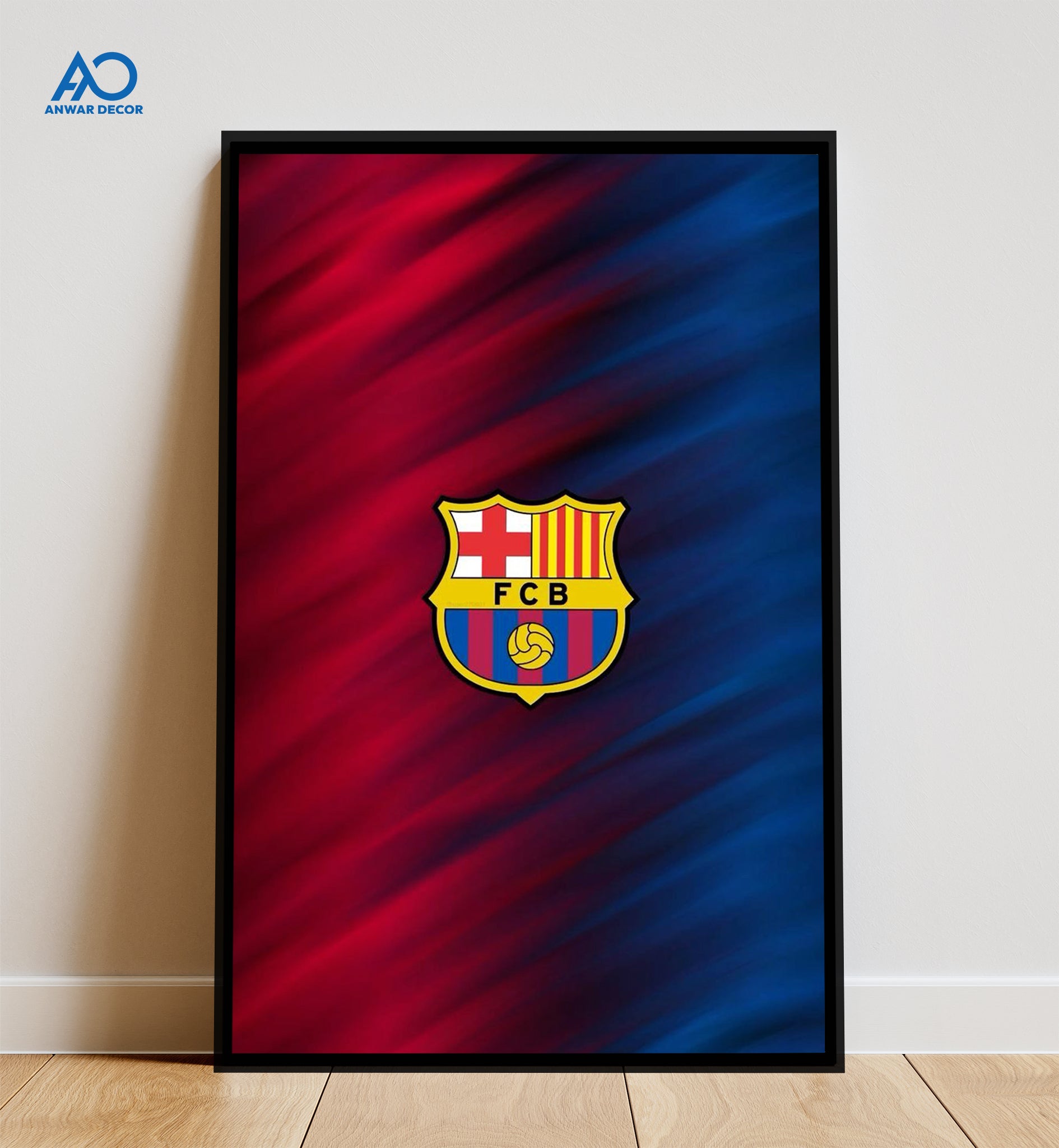 FC Barcelona Logo Art | Sports Wall Decor - Anwar Decor