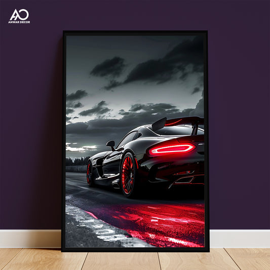 Mercedes-AMG GT R Art | Car Poster Wall Art - Anwar Decor