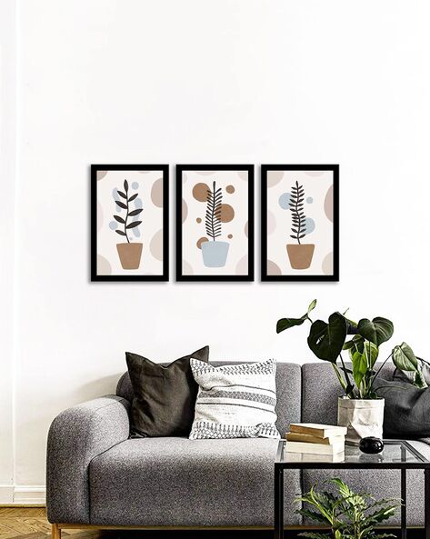 Set of 3 wall art frames - Anwar Decor