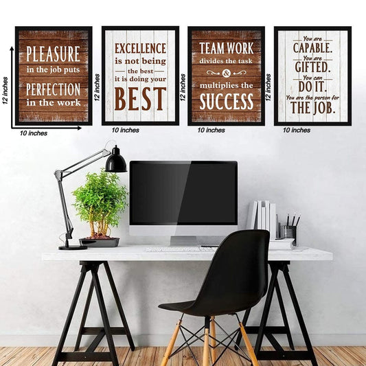Believe & Achieve Quotes | Motivational Wall Frame - Anwar Decor