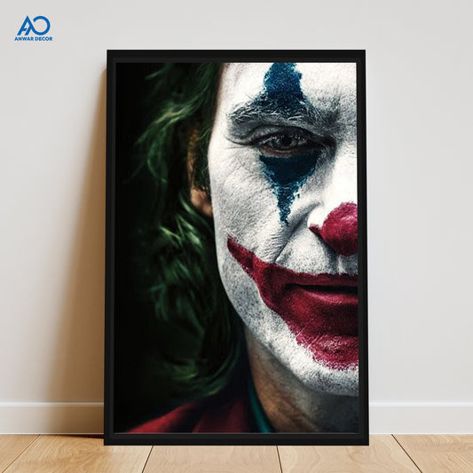 Joker Joaquin Phoenix Art | Movie Poster Wall Art - Anwar Decor
