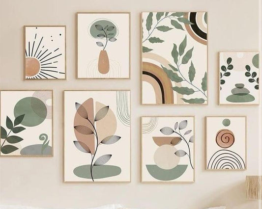 Set of 8 wall art frames - Anwar Decor