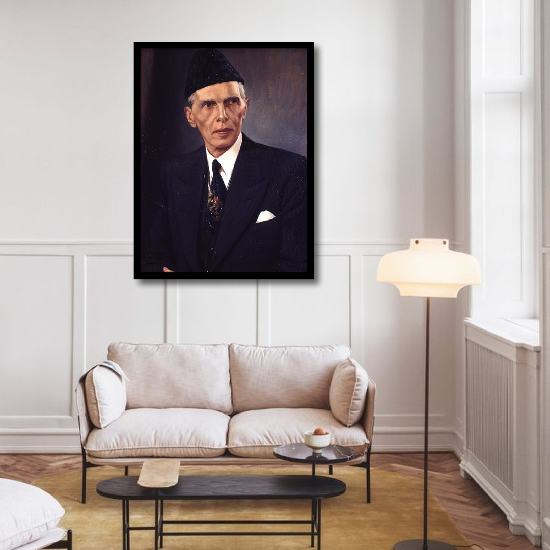 Quaid-e-Azam wall frame - Anwar Decor