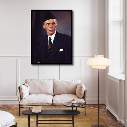 Quaid-e-Azam wall frame - Anwar Decor