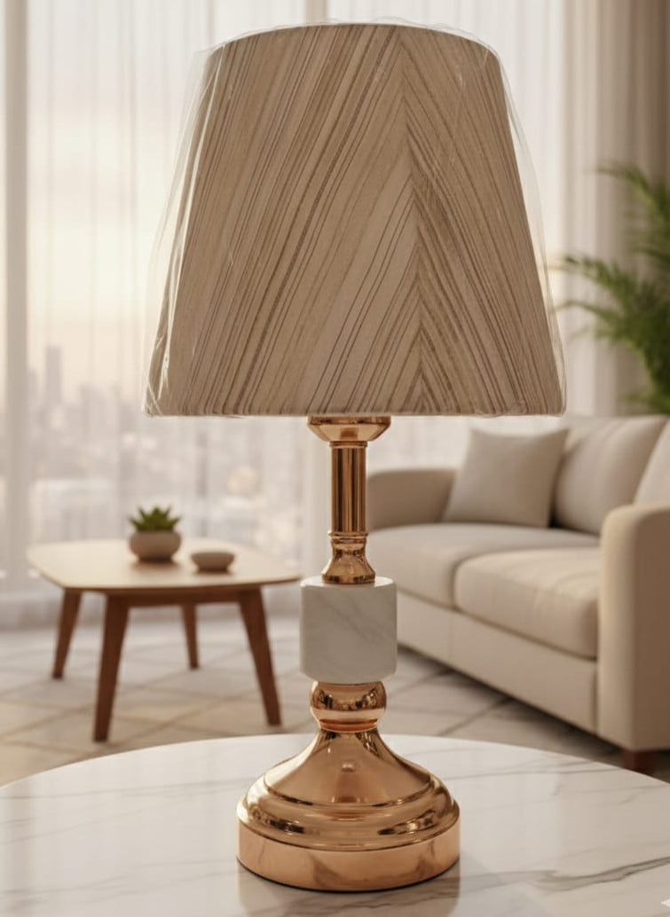 Luxury Marble/Crystal Side Table Lamp in Pakistan– Modern Home Decor | Anwar Decor - Anwar Decor